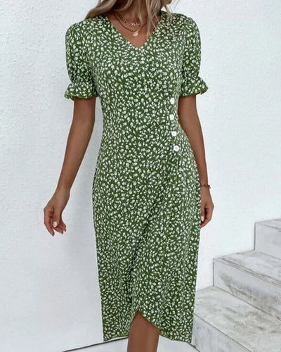 Fiona – Fresh Floral Midi Dress