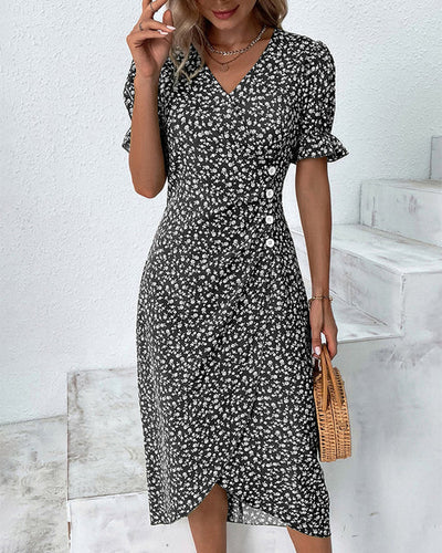 Fiona – Fresh Floral Midi Dress