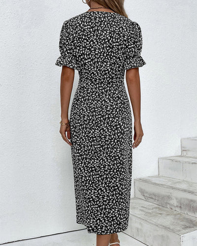 Fiona – Fresh Floral Midi Dress