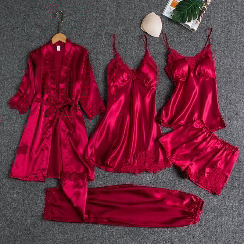 Celeste – 5-Piece Nightwear Set for Soft Evenings