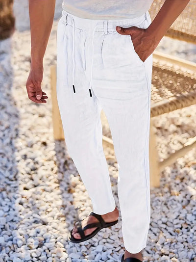Malcolm – Easygoing Linen Drawstring Pants