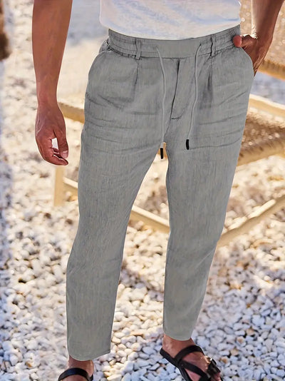 Malcolm – Easygoing Linen Drawstring Pants