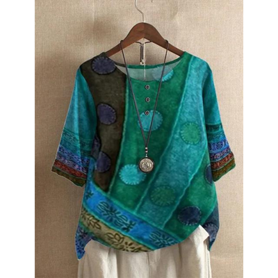 Harper – Artistic Patchwork Everyday Top