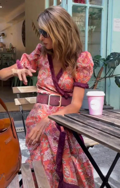Rosie – Blush Pink Maxi Dress