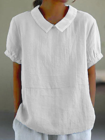 Sophie – Relaxed Collared Everyday Top