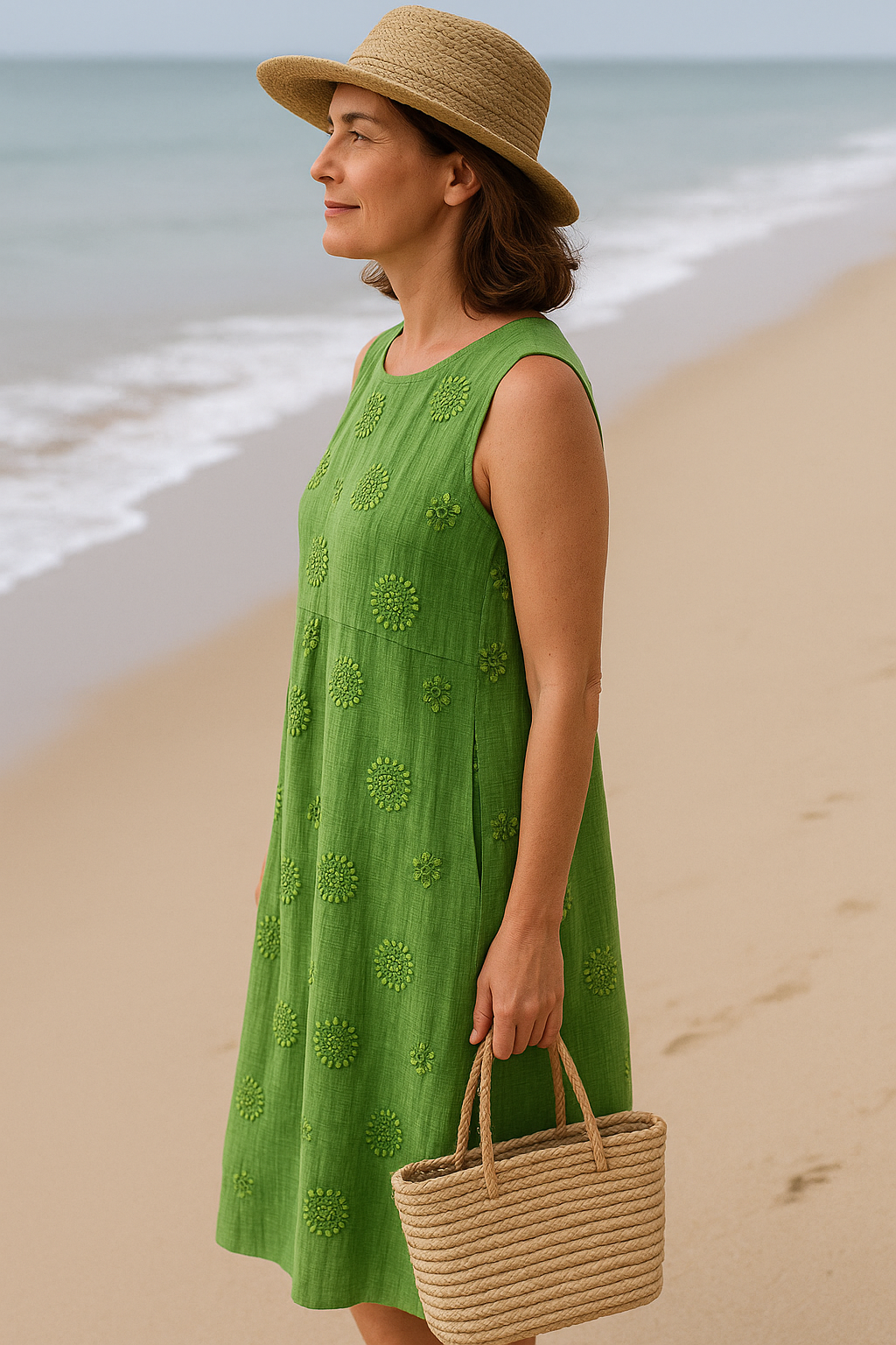 Sleeveless Midi Dress – Breezy Freedom, Everyday Charm