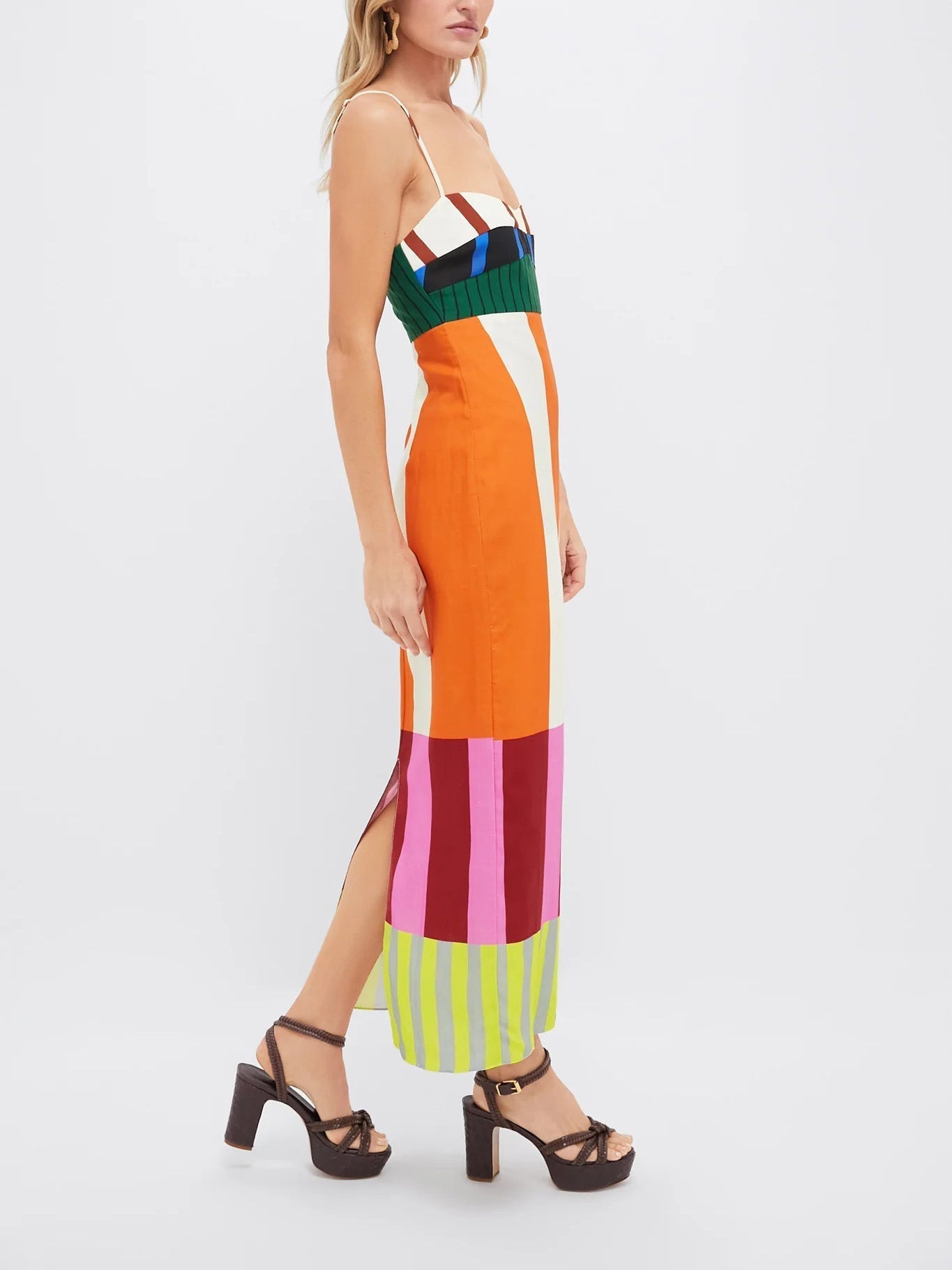 Elodie – Bold Stripe Statement Dress