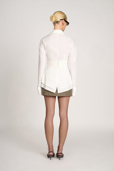 Harper – Sculpted Wrap Shirt