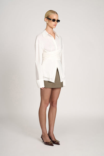 Harper – Sculpted Wrap Shirt