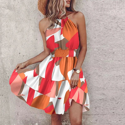 Ava – Playful Printed Mini Dress