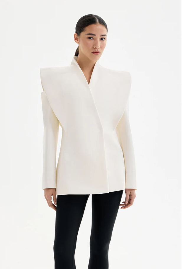 Valeria™ | Sculptural Shoulder Blazer