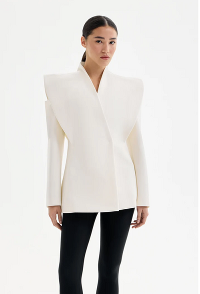 Valeria™ | Sculptural Shoulder Blazer