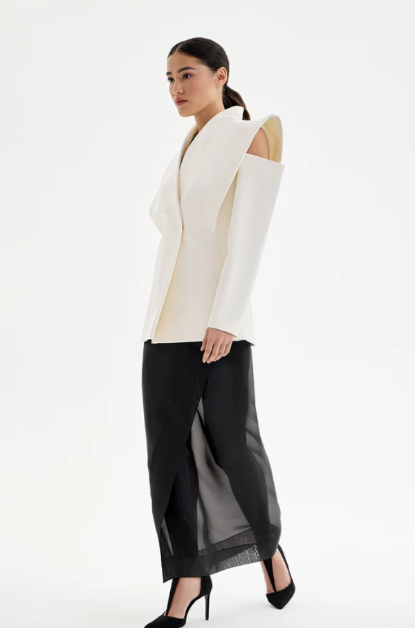 Valeria™ | Sculptural Shoulder Blazer
