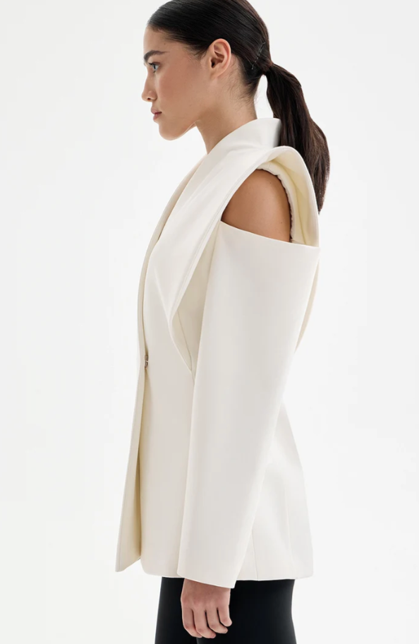 Valeria™ | Sculptural Shoulder Blazer