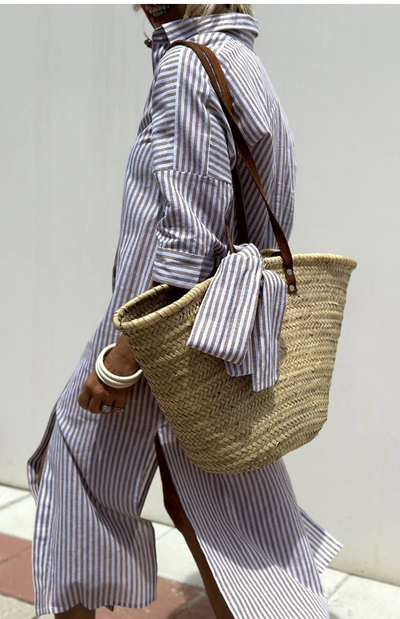 Grace – Striped Everyday Shirt Dress