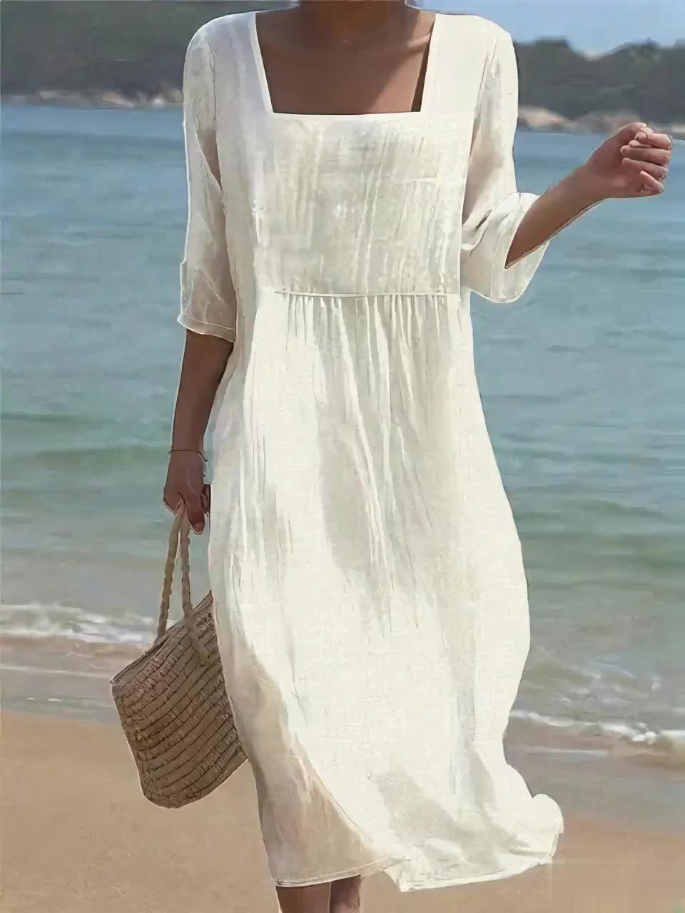 Elodie – Square-Neck Breeze Dress