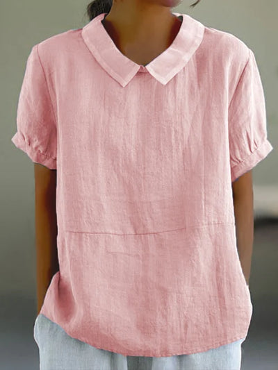 Sophie – Relaxed Collared Everyday Top