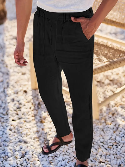 Malcolm – Easygoing Linen Drawstring Pants