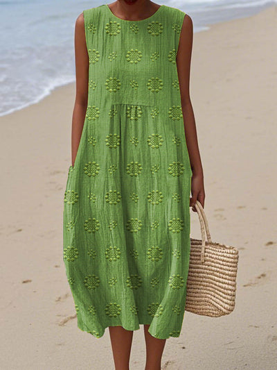 Sleeveless Midi Dress – Breezy Freedom, Everyday Charm