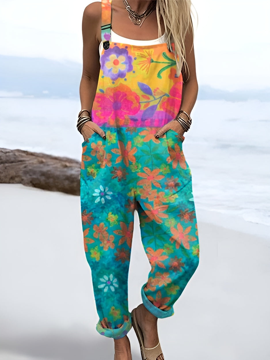 Liv™ | Watercolor Blossom Overall