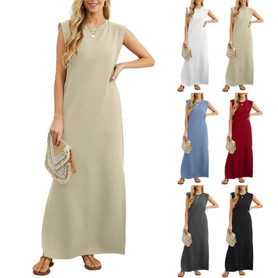 Sabrina - Elegante Maxi Dress Senza Pieghe