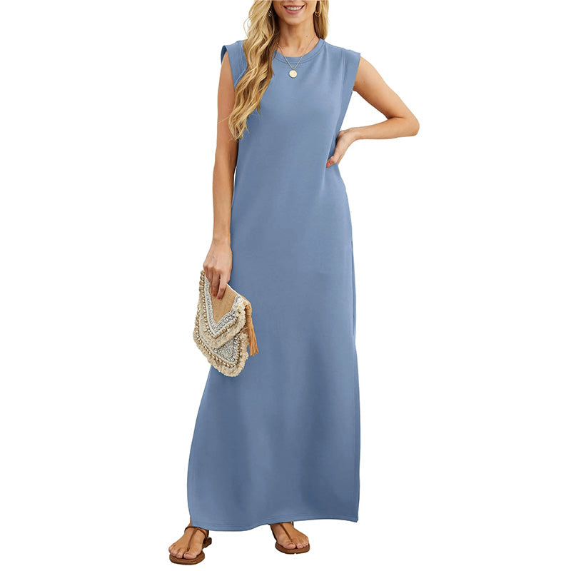 Sabrina - Elegante Maxi Dress Senza Pieghe