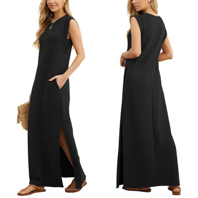 Sabrina - Elegante Maxi Dress Senza Pieghe
