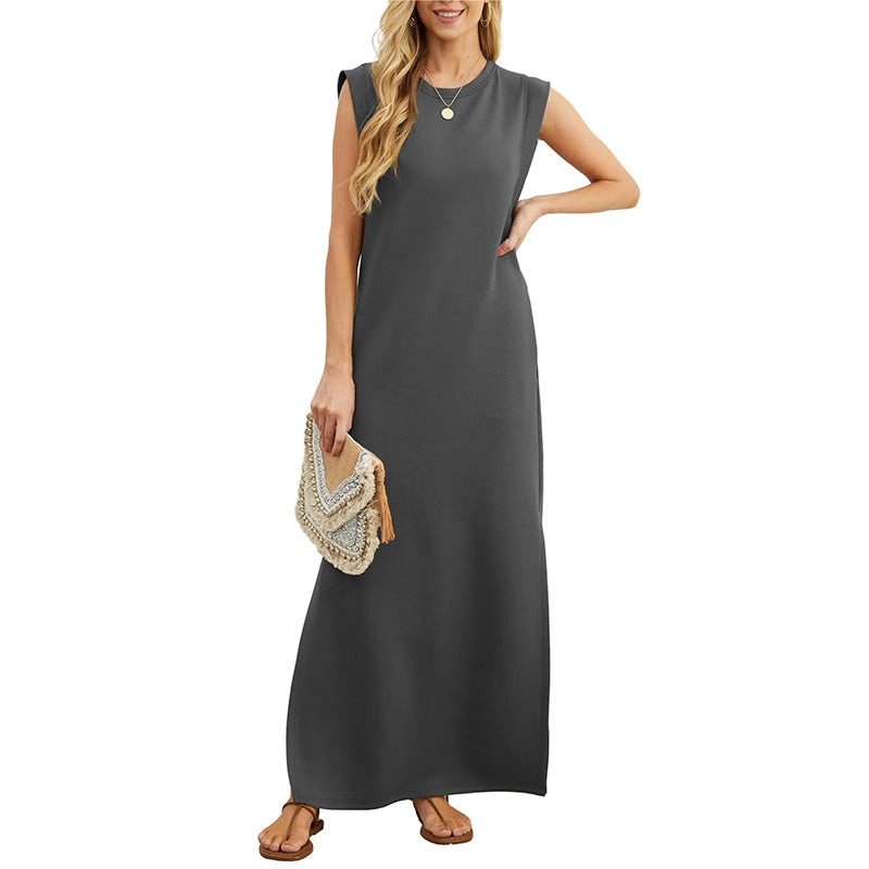 Sabrina - Elegante Maxi Dress Senza Pieghe